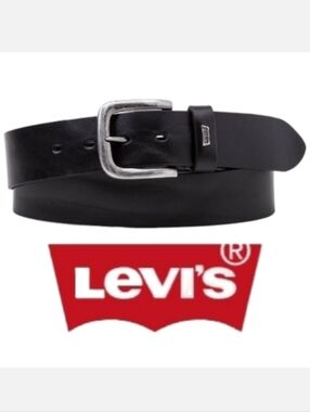 Levi's Men's Black Modern CABAZON METAL Belt 32"